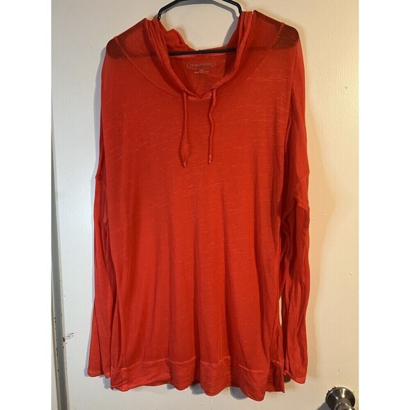 Women’s 2xl Maurice’s Sheer Hoodie Cover Up - Picture 1 of 3
